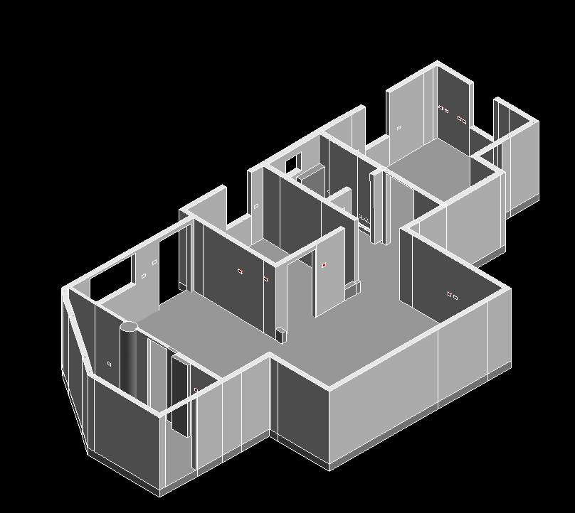 Corresponding interior building model