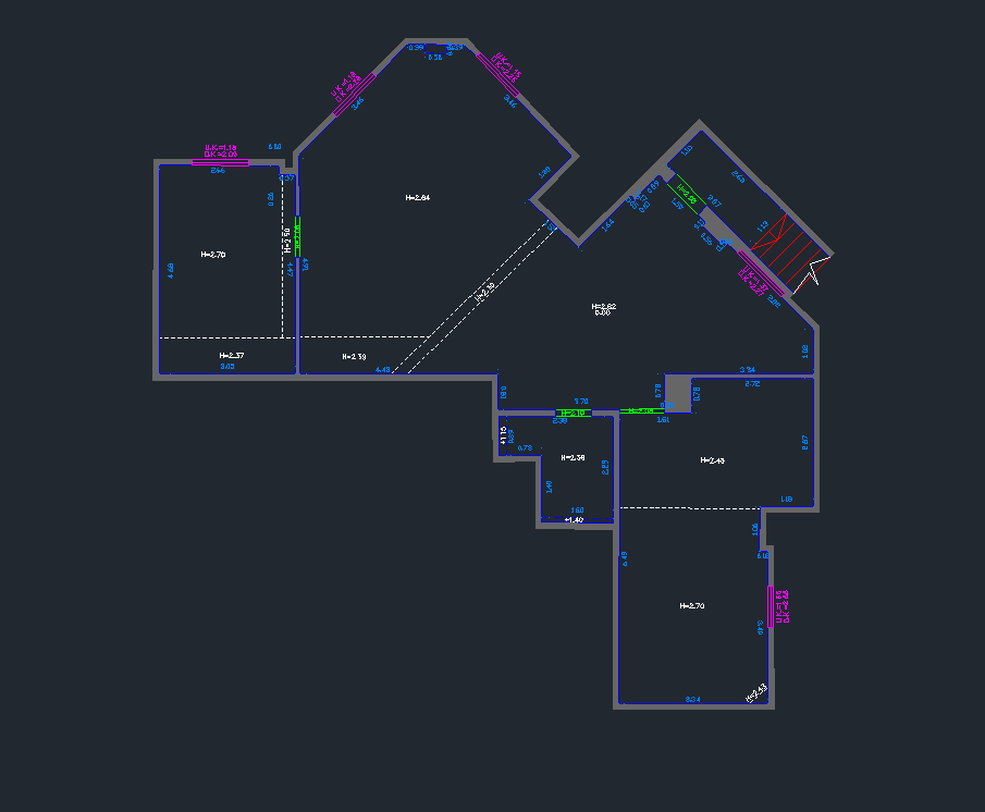 Floor plan from the interior documentation study